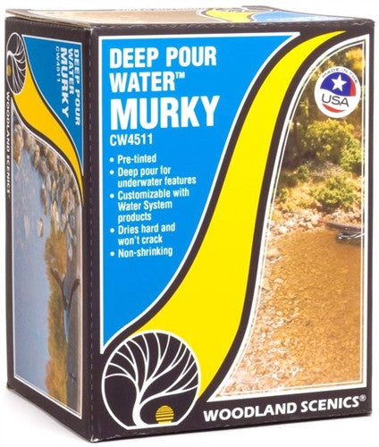 Woodland Scenics CW4511 Deep Water Pour - Murky