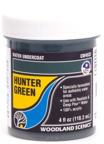 Woodland Scenics CW4532 Water Undercoat - Hunter Green