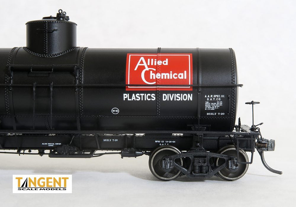 Tangent Scale Models HO 19063-01 General American 1917-design 10,000 Gallon Insulated Tank Car 'Allied Chemical 1947' ACDX #84800