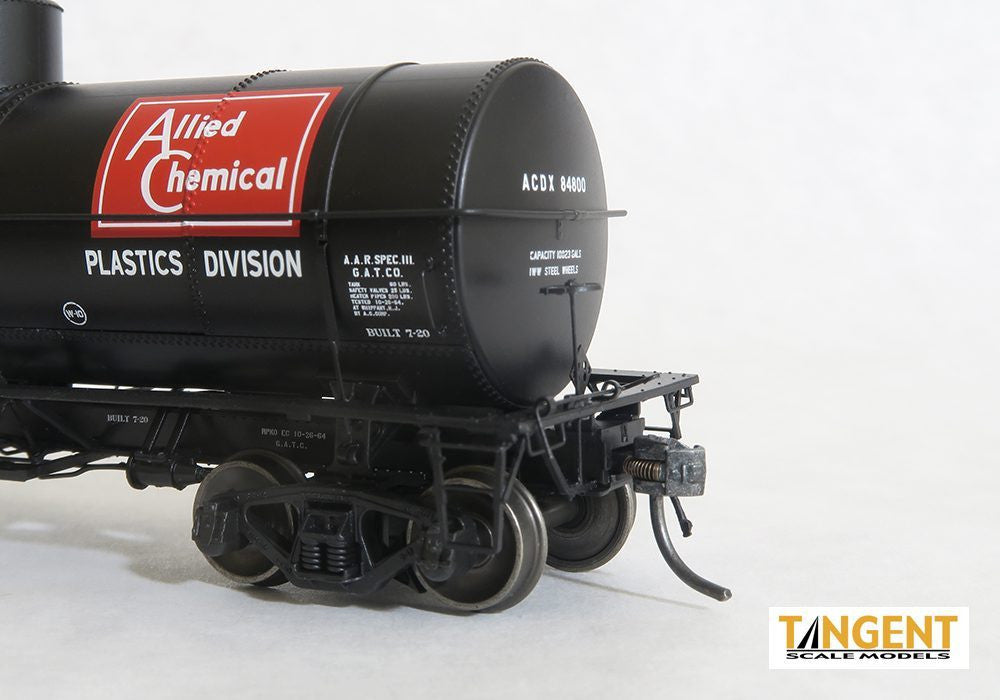 Tangent Scale Models HO 19063-01 General American 1917-design 10,000 Gallon Insulated Tank Car 'Allied Chemical 1947' ACDX #84800