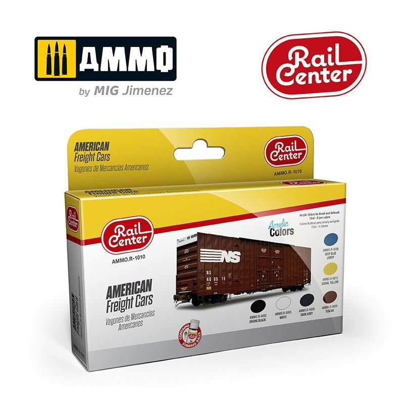 AMMO MIGR-1010 AMMO RAIL CENTER Acrylic Colors - American Freight Cars