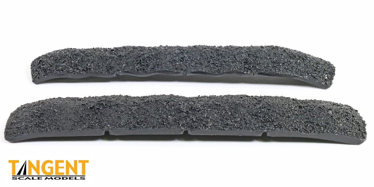 Tangent Scale Models HO 95028-02 Bethlehem Steel 3350CuFt Quad Coal Hopper Flood Style Coal Load - 2-Pack