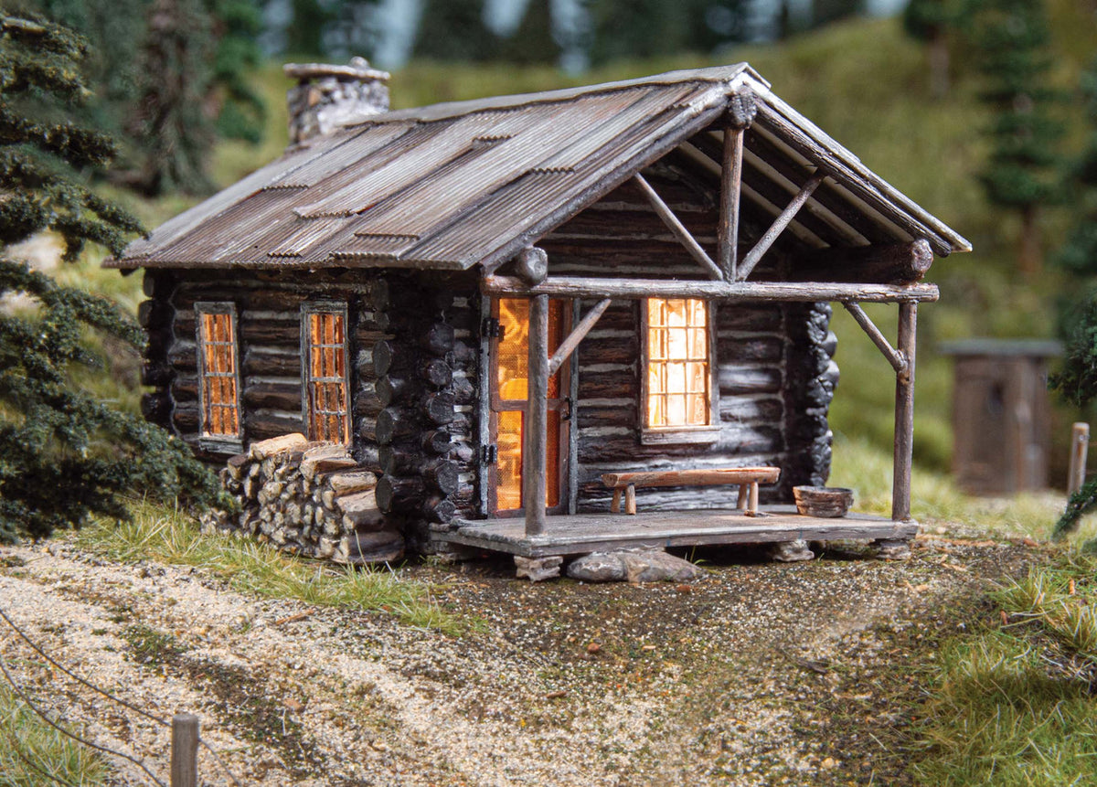 Woodland Scenics HO BR5071 Built Up Cozy Cabin