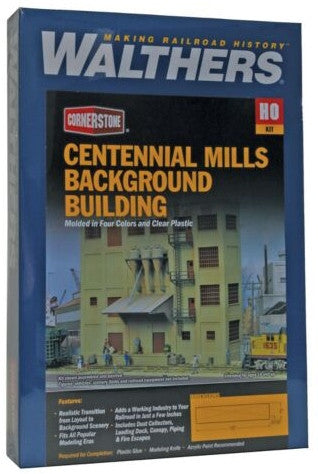 Walthers Cornerstone HO 933-3160 Centennial Mills Background Building - Kit