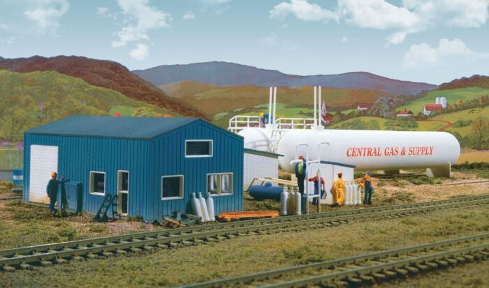 Walthers Cornerstone HO 933-3011 Central Gas and Supply - Kit