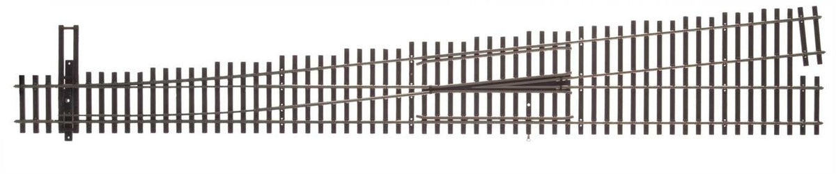 WalthersTrack HO 948-83021 Code 83 Nickel Silver DCC Friendly Number 10 Turnout - Left Hand