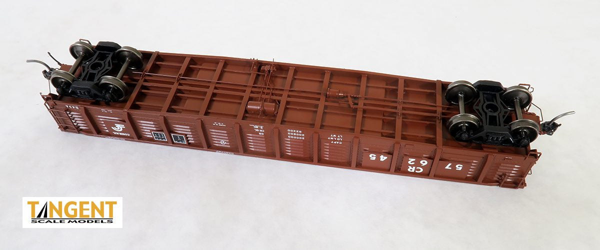 Tangent Scale Models HO 17014-05 PRR/PC Shops G43 Class 52'6" Corrugated Side Gondola Conrail 'G43A Repaint 1980' Mill Gondola CR #576245