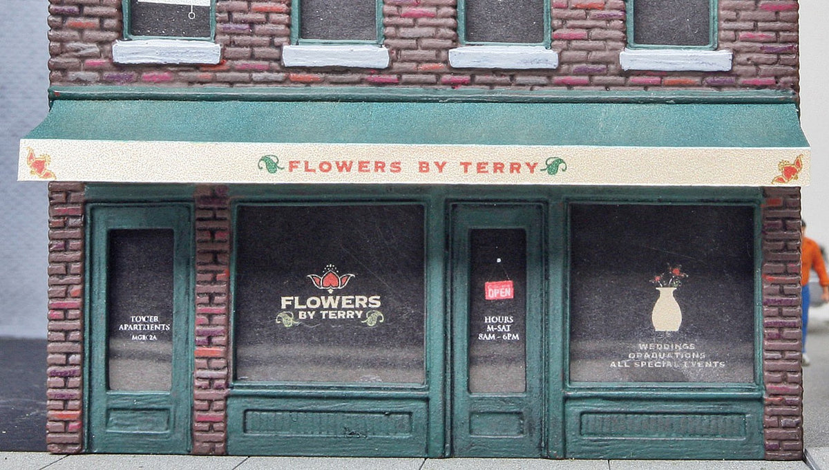 Walthers Cornerstone HO 933-3473 Flowers By Terry - Kit