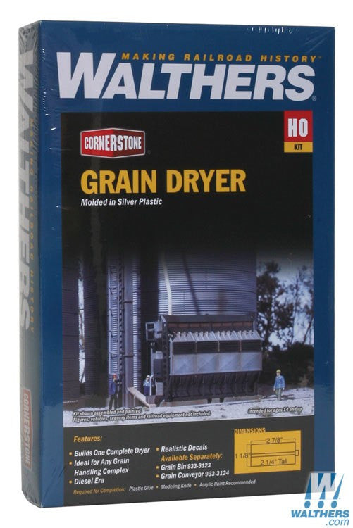Walthers Cornerstone HO 933-3128 Grain Dryer - Kit