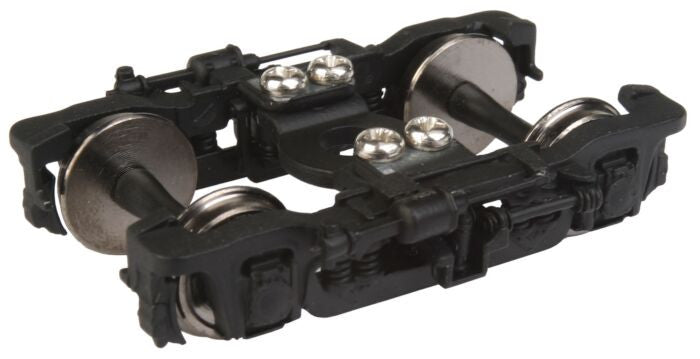 Walthers Proto HO 920-2104 GSC 41-N-11 Passenger Trucks Black with 36 inch Metal Wheels with Clasp Brake - 1 Pair