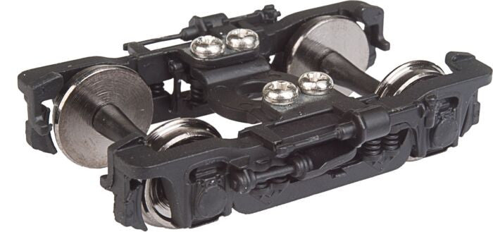 Walthers Proto HO 920-2112 GSC 41-NP-11 'PRR 2E-P5' Passenger Trucks Black with 36 inch Metal Wheels - 1 Pair
