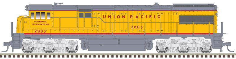 Atlas Master HO 10003697 Gold Series DCC/ESU Loksound Equipped GE U28C Locomotive Union Pacific UP #2800