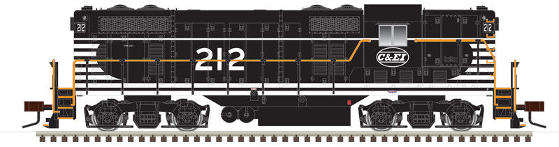 Atlas Classic Silver HO 10003944 DCC Ready EMD GP7 Locomotive Chicago & Eastern Illinois C&EI #212