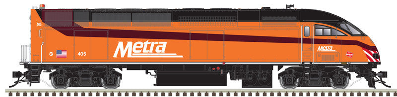 Atlas Master Silver Series HO 10004149 DCC Ready MPI MP36PH-3C Locomotive Metra #405 'Milwaukee Road Hiawatha Heritage'