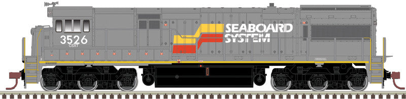 Atlas Master Silver Series HO 10004585 DCC Ready U28C Locomotive Seaboard System CSXT #3526