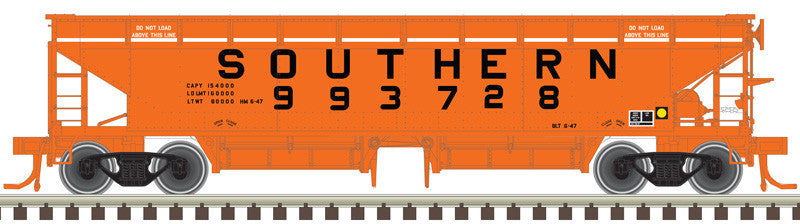 Atlas Master HO 20006797 70-Ton Hart Ballast Car Southern Railway #993728