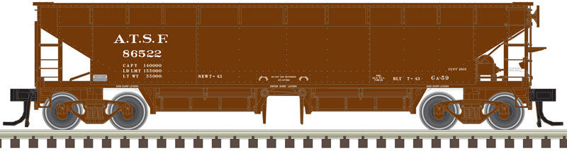 Atlas Master HO 20006806 70-Ton Hart Ballast Car Santa Fe ATSF #86522