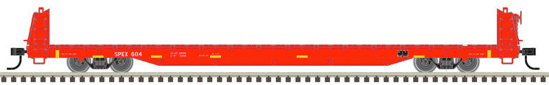 Atlas Trainman HO 20007967 62' Short Bulkhead Flat Car Southern Parts & Equipment SPEX #606