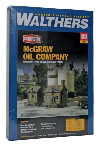 Walthers Cornerstone HO 933-2913 McGraw Oil Company - Kit