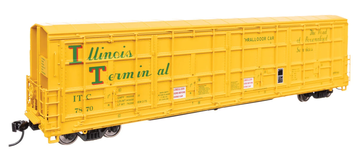 WalthersProto HO 920-101950 56' Thrall All-Door Boxcar Illinois Terminal ITC #7870