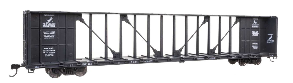 Walthers Mainline HO 910-50739 72' Centerbeam Flatcar w/Standard Beam CSX Transportation CSXT #600957
