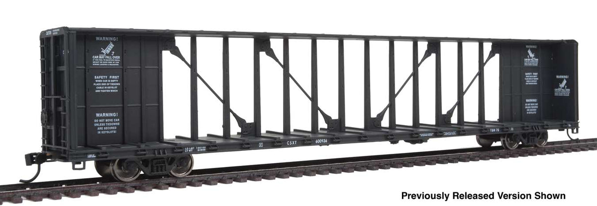 Walthers Mainline HO 910-50740 72' Centerbeam Flatcar w/Standard Beam CSX Transportation CSXT #600989