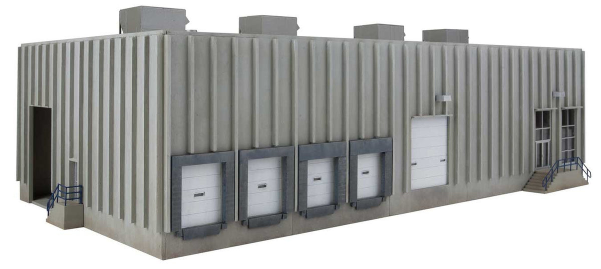 Walthers Cornerstone HO 933-4105 Modern Concrete Grocery Warehouse - Kit