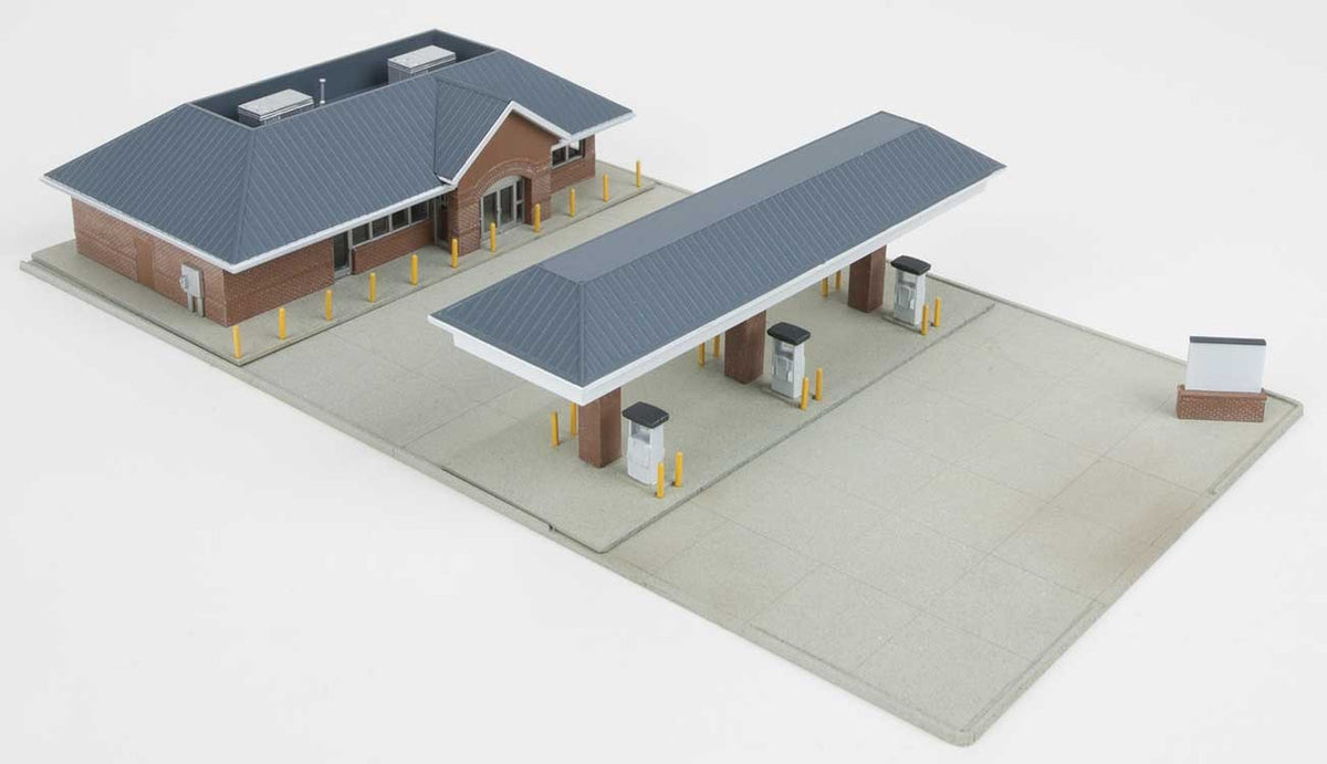 Walthers Cornerstone N 933-3885 Modern Gas Station - Kit