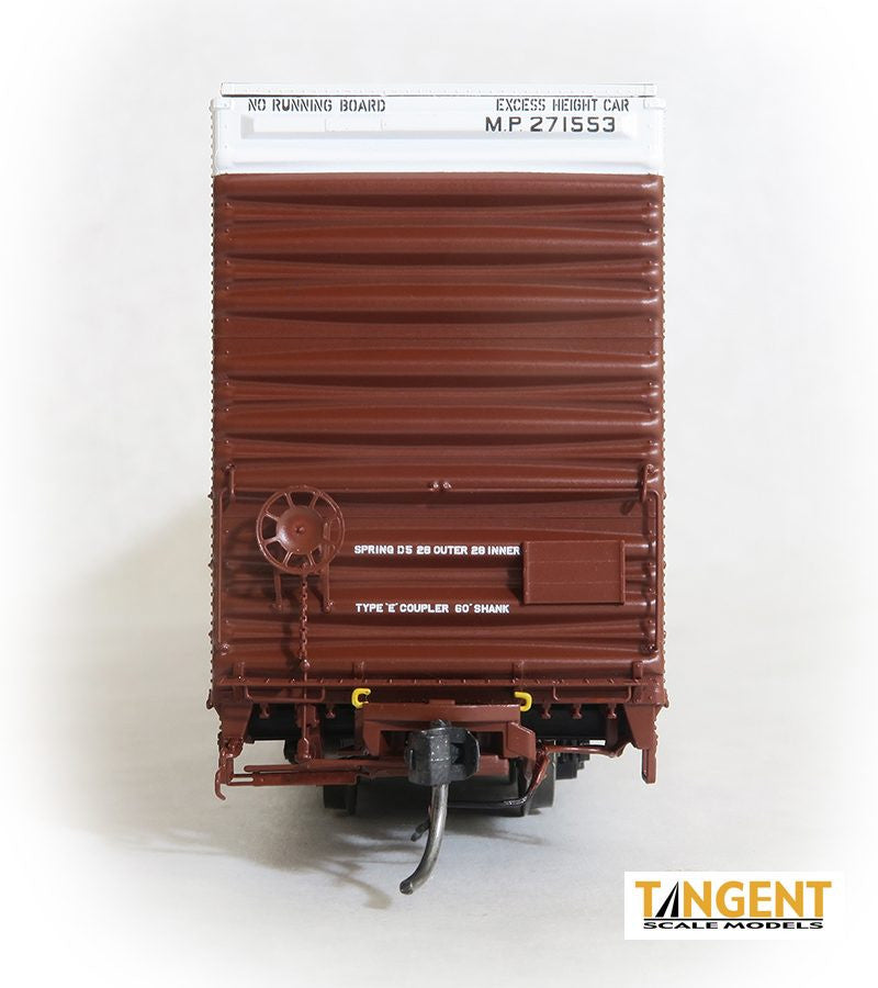 Tangent Scale Models HO 25031-01 Greenville 86' Double Plug Door Box Car 'Original 1968' Missouri Pacific 'Buzzsaw' MP #271513
