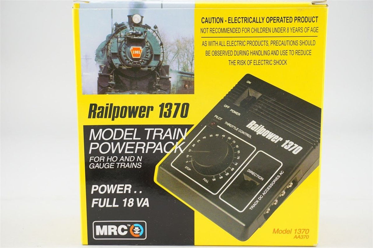 Model Rectifier Corporation MRC AA370 Railpower 1370 Model Train Power Pack for HO/N