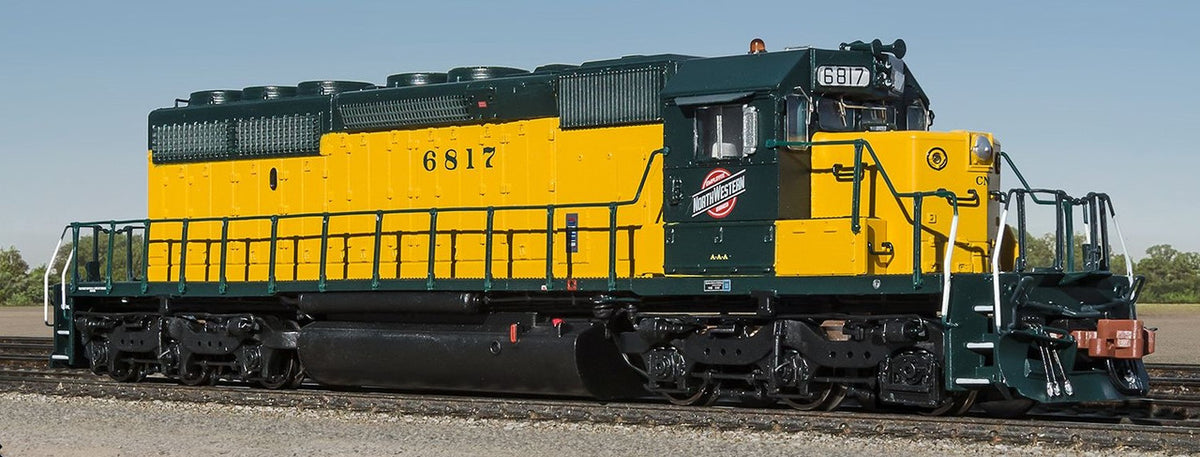 ScaleTrains Rivet Counter N SXT39379 DCC/ESU LokSound Equipped EMD SD40-2 Locomotive Chicago & NorthWestern 'Employee Owned Logo' CNW #6824