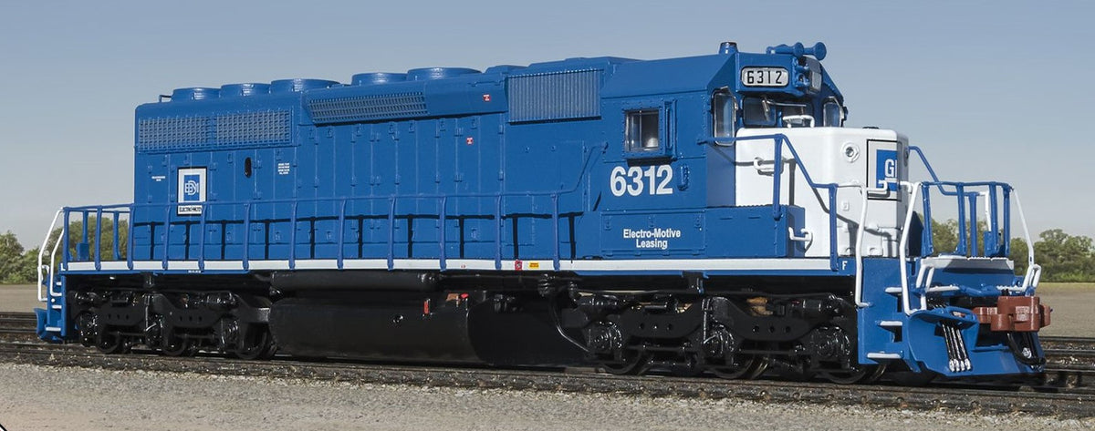 ScaleTrains Rivet Counter N SXT39406 DCC Ready EMD SD40-2 Locomotive EMD Lease Blue & White EMDX #6312