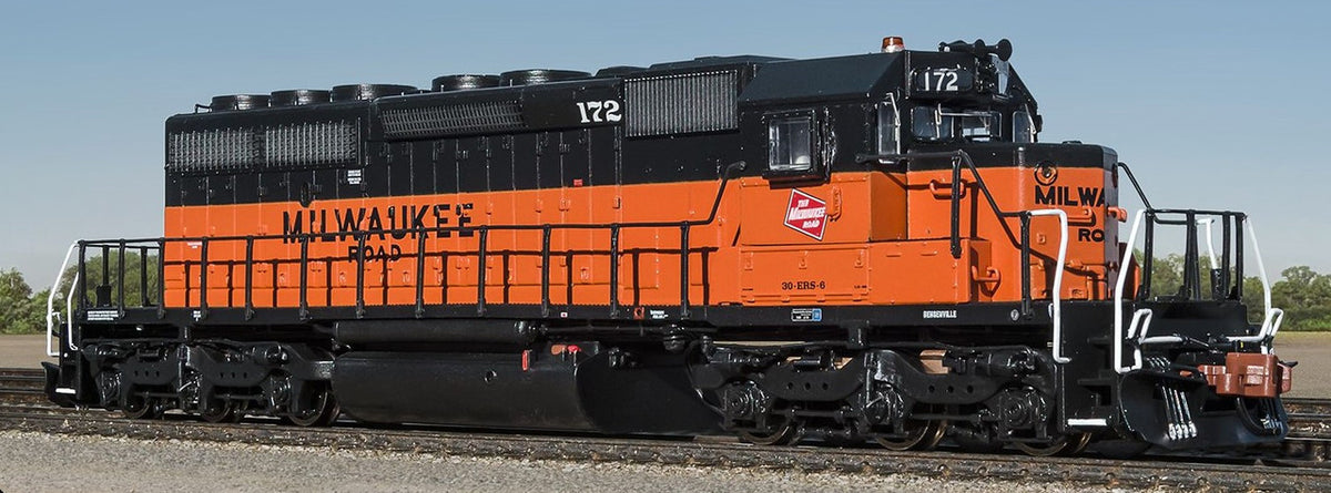ScaleTrains Rivet Counter N SXT39391 DCC/ESU LokSound Equipped EMD SD40-2 Locomotive Milwaukee Road 'Billboard Lettering' MILW #173