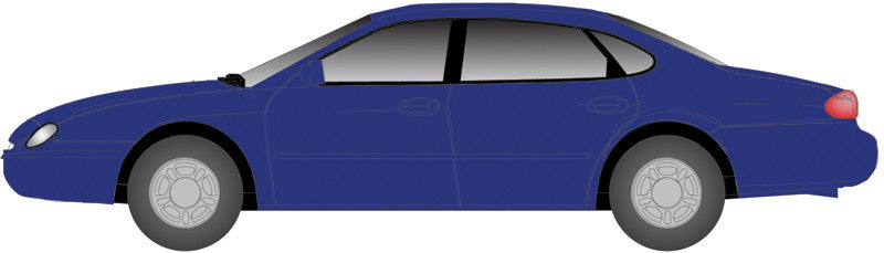 Atlas N 2901 1996 Ford Taurus 4-Door Sedan Moonlight Blue Metallic 2-Pack
