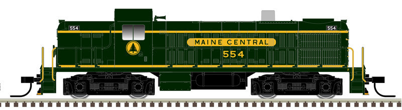 Atlas Master N 40005029 Silver Series DCC Ready Alco RS2 Locomotive Maine Central 'Harvest Gold/Green' #554