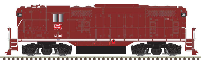 Atlas Master Gold Series N 40005366 DCC/ESU LokSound V5 Equipped EMD GP7 Phase 2 Locomotive w/ 'Torpedo Tubes' Rock Island #1288