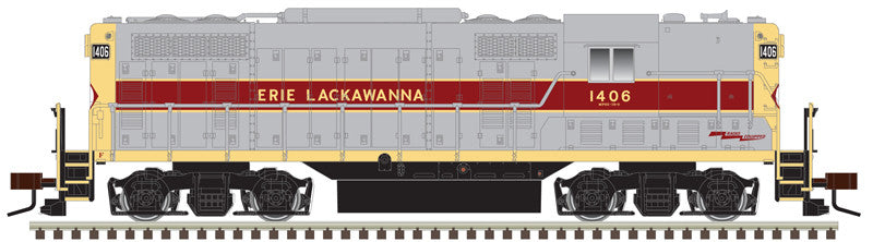 Atlas Master Gold Series N 40005368 DCC/ESU LokSound V5 Equipped EMD GP7 Phase 2 Locomotive w/ 'Torpedo Tubes' Erie Lackawanna #1406