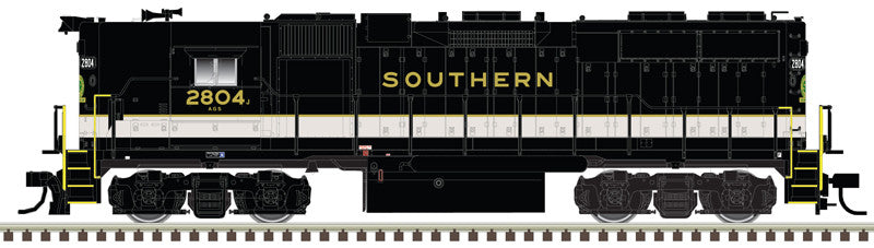 Atlas Master Silver Series N 40005617 DCC Ready EMD GP38 Locomotive w/DBs & High Short Hood Southern Railway 'Tuxedo' Scheme SOU #2804
