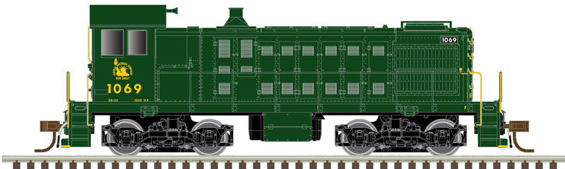 Atlas Master Silver Series N 40005694 DCC Ready Alco S-2 Locomotive Jersey Central CNJ #1069