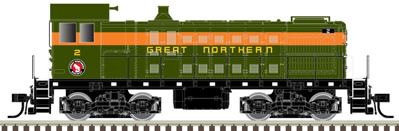 Atlas Master Silver Series N 40005699 DCC Ready Alco S-2 Locomotive Great Northern 'simplified' GN #2