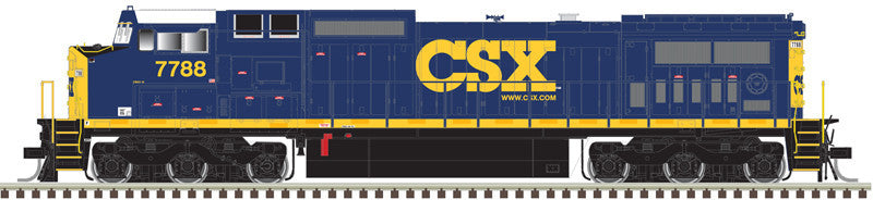 Atlas Master Gold Series HO 10004500 DCC/ESU LokSound V5 Equipped GE DASH 8-40CW Locomotive CSX #7788 'YN3 Website Logo'