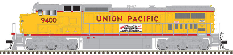 Atlas Master Gold Series HO 10004501 DCC/ESU LokSound V5 Equipped GE DASH 8-40CW Union Pacific UP #9400 '1,000th Dash 8 Built' Logo