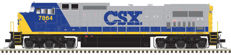 Atlas Master Silver Series HO 10004487 DCC Ready GE DASH 8-40CW Locomotive CSX #7864 'YN2 Scheme'