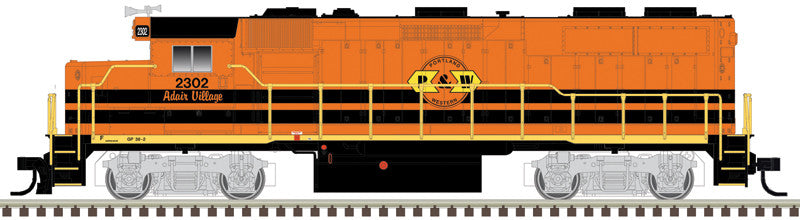 Atlas Master Silver Series N 40005907 DCC Ready EMD GP39-2 Phase I Locomotive Portland & Western P&W #2302