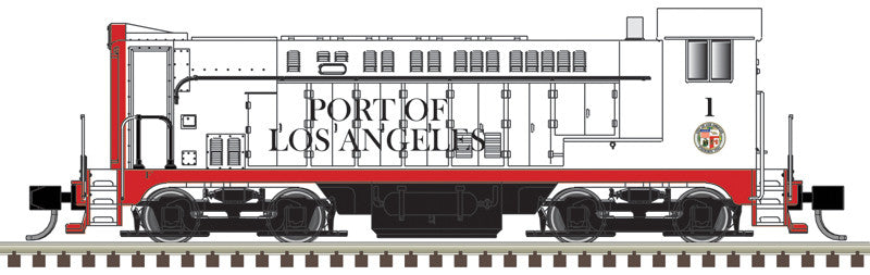 Atlas Master Silver Series N 40005963 DCC Ready Baldwin VO-1000 Locomotive Port of Los Angeles #1