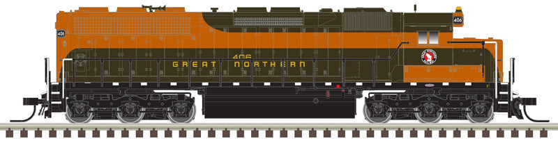 Atlas Master Gold Series N 40006015 DCC/Tsunami 2 Sound Equipped EMD SD45 Locomotive Great Northern GN #406