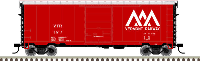 Atlas Master N 50005772 PS-1 40' Boxcar with 6' Door Vermont Railway VTR #127