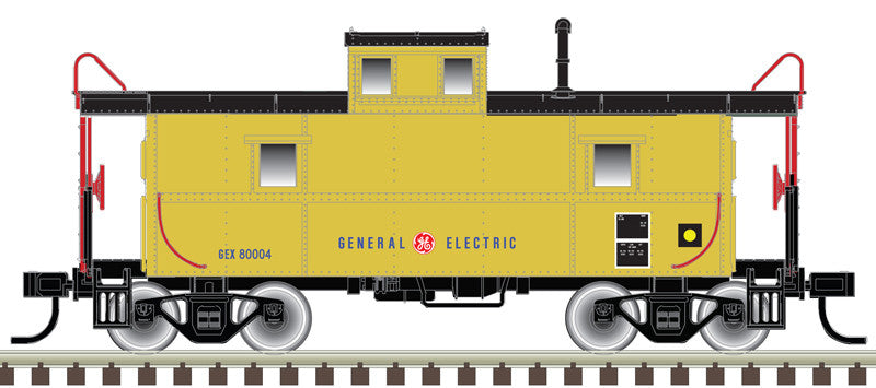 Atlas Trainman N 50006036 C&O-Style Steel Center-Cupola Caboose General Electric GEX #80004
