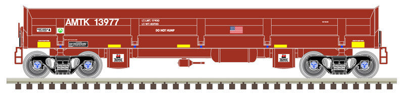 Atlas Master N 50006045 Difco Side-Dump Car Amtrak AMTK #13973