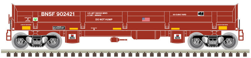 Atlas Master N 50006047 Difco Side-Dump Car BNSF #902416